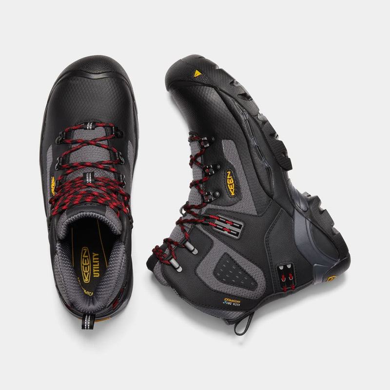 Keen ブーツ | キーンセントポール6 "Wpカーボンファイバートゥ ワーク ブーツ メンズ 黒 | 156284-QMH